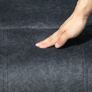 Black Microfibre Manual Reclining Armchair With Footrest by HOMCOM