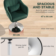 Swivel Lounge Chair Dark Green - image 5
