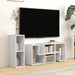White Extendable TV Stand for TVs up to 75 Inches With Storage Shelves by HOMCOM