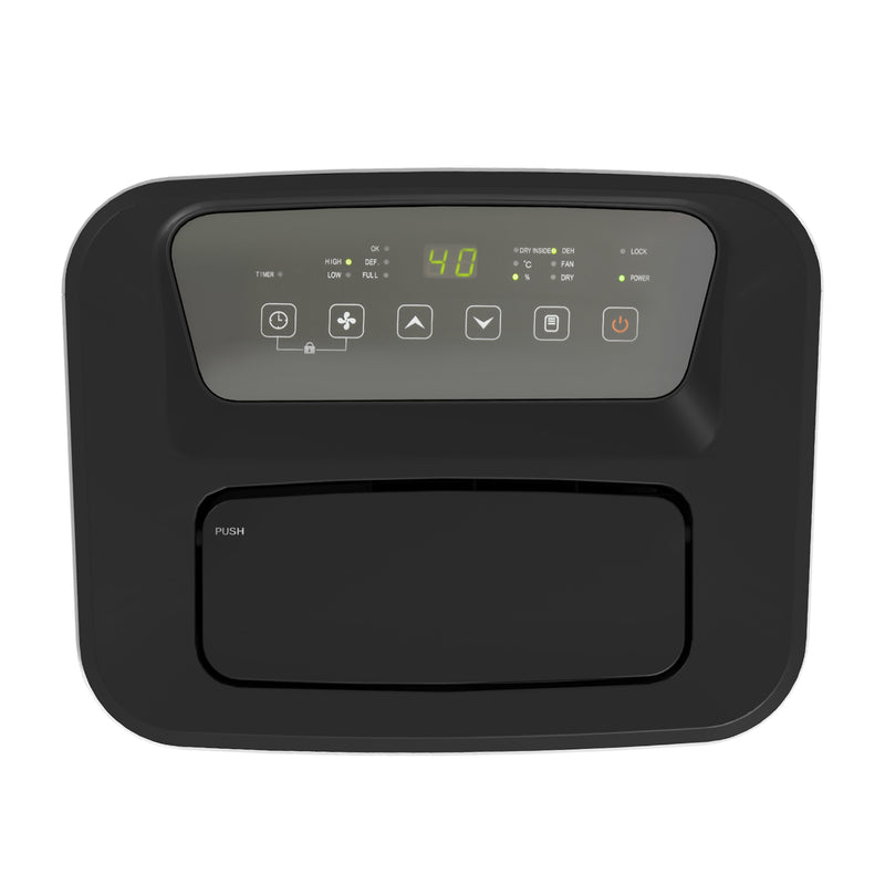 Portable 20L Dehumidifier with 24 Hour Timer and 3 Modes for Home or Laundry Use White