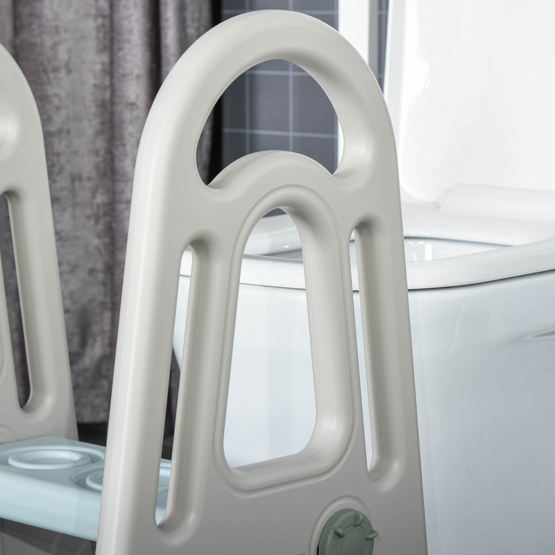 Blue and Grey Toddler Step Stool Ladder for Kitchen Sink Toilet and Potty Training Use