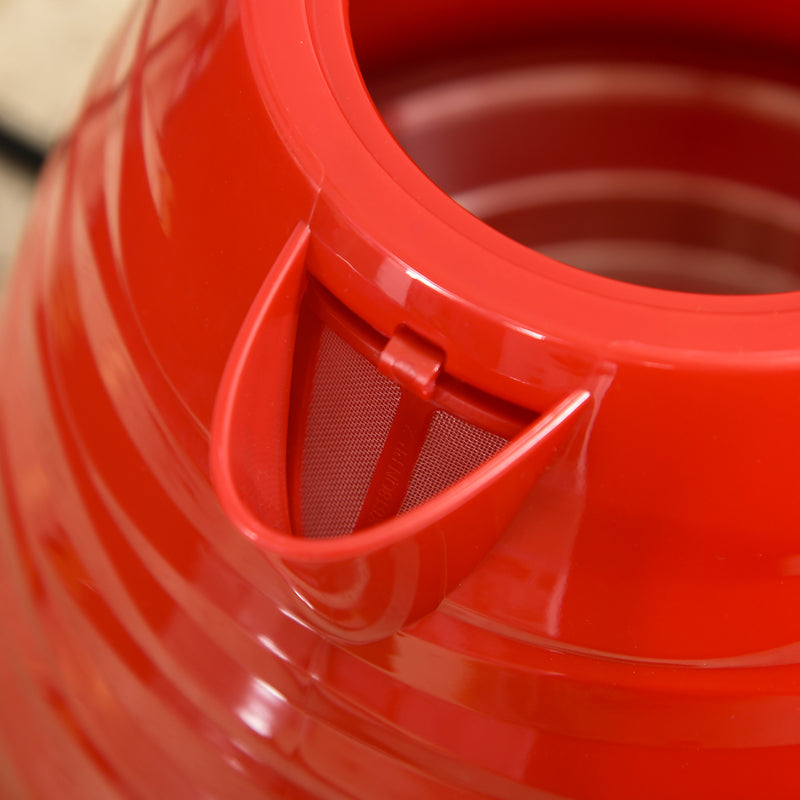 3000W Rapid Boil Kettle and 4 Slice Toaster Set with Browning Control Red