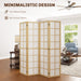 4 Panel Folding Room Divider Freestanding Privacy Screen for Living Room Bedroom 160 x 170cm by HOMCOM