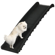 Foldable Dog Car Ramp for SUVs and Vehicles Non Slip Surface Easy to Store Black AOSOM