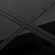 Five Piece Metal Patio Dining Set with Folding Back Chairs Light Grey by Outsunny