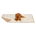 Feandrea XXL beige waterproof sherpa fleece dog blanket with a large dog lying on it