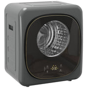 Tumble Dryer for Small Spaces 4 kg Capacity with Quick Drying and Easy Touch Controls Grey AOSOM