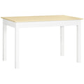 120cm Modern Dining Table for 4 to 6 with Oak Grain by HOMCOM