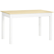 120cm Modern Dining Table for 4 to 6 with Oak Grain by HOMCOM