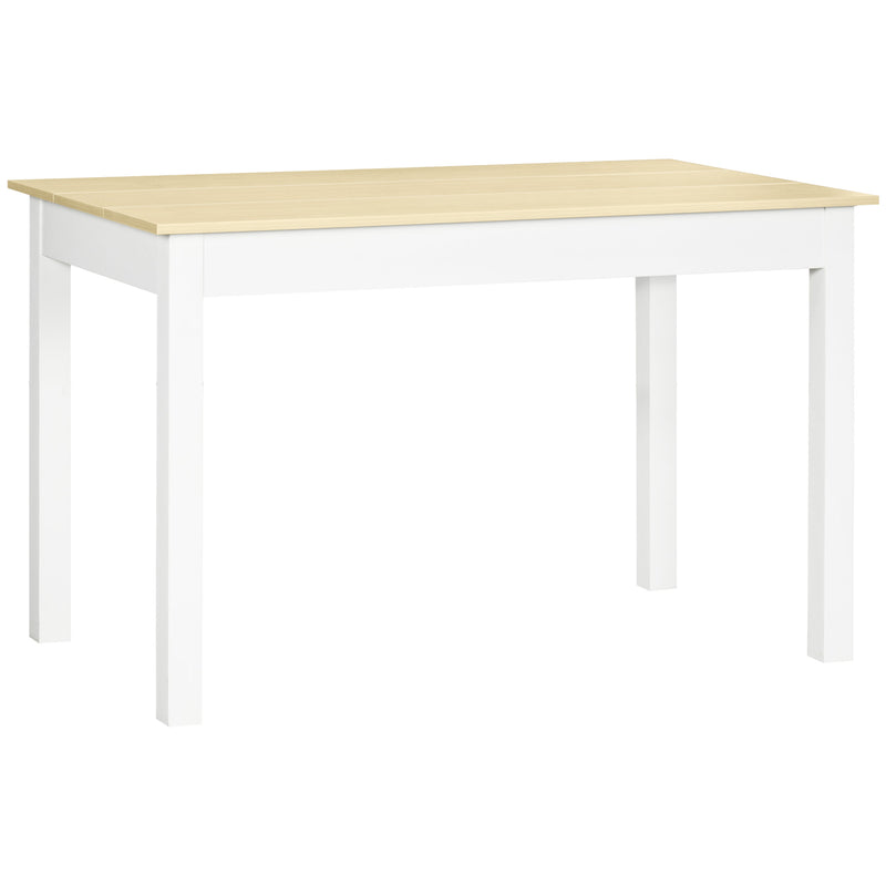 120cm Modern Dining Table for 4 to 6 with Oak Grain by HOMCOM