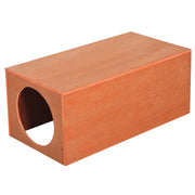 Outdoor Rabbit Shelter and Indoor Cat Tunnel Hideaway With Waterproof Roof, Grey AOSOM