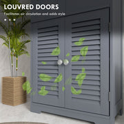 Three Part Bathroom Storage Unit With Shelf Drawers And Cupboard For Organising, Grey