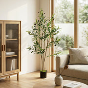 Artificial Olive Tree 120 cm Maintenance Free Greenery for Home or Office Green Homcom