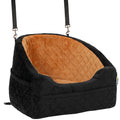 Pet Car Seat for Small Dogs and Cats Keeps Pets Secure and Car Seats Clean Brown Black