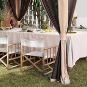 3.6 x 3.6m Pop Up Gazebo with Mesh Sides, Carry Case, Weight Bags, Beige by Outsunny