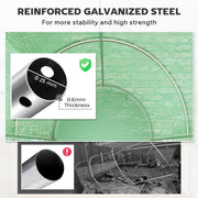 Large Walk In Tunnel Greenhouse 300 x 195cm, Green by Outsunny