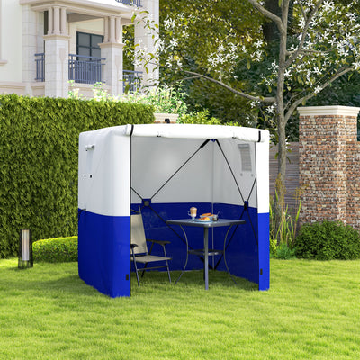 Dark Blue 2 x 2m Pop Up Gazebo with Accessories for Outdoor Events by Outsunny