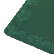 Green 12 Player Texas Hold'em Poker Table Mat Water Resistant Rubber With Carry Bag by SPORTNOW AOSOM