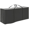 Black 720L Waterproof Garden Cushion Storage Bag for Outdoor Furniture by Outsunny