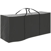 Black 720L Waterproof Garden Cushion Storage Bag for Outdoor Furniture by Outsunny