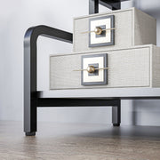 3 Tier Printer Stand With Shelves For Home Office Organisation And Storage, Black