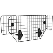 Adjustable Dog Car Guard Boot Barrier with Metal Mesh for Safe Travel, Black AOSOM