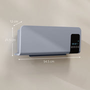 Wall Mounted Electric Heater - Grey