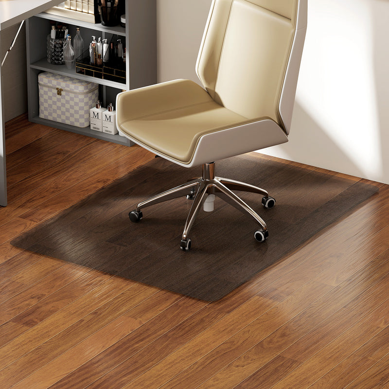 Non Slip Chair Mat for Hard Floors Protects Wood and Tile Ideal for Office Use Black