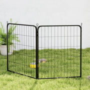 2 Piece Dog Pen Expansion Pack with 3 Connecting Stakes for 80cm High Pet Playpen by PawHut