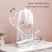 White LED Vanity Mirror 43 x 59cm Modern Touch Control by HOMCOM