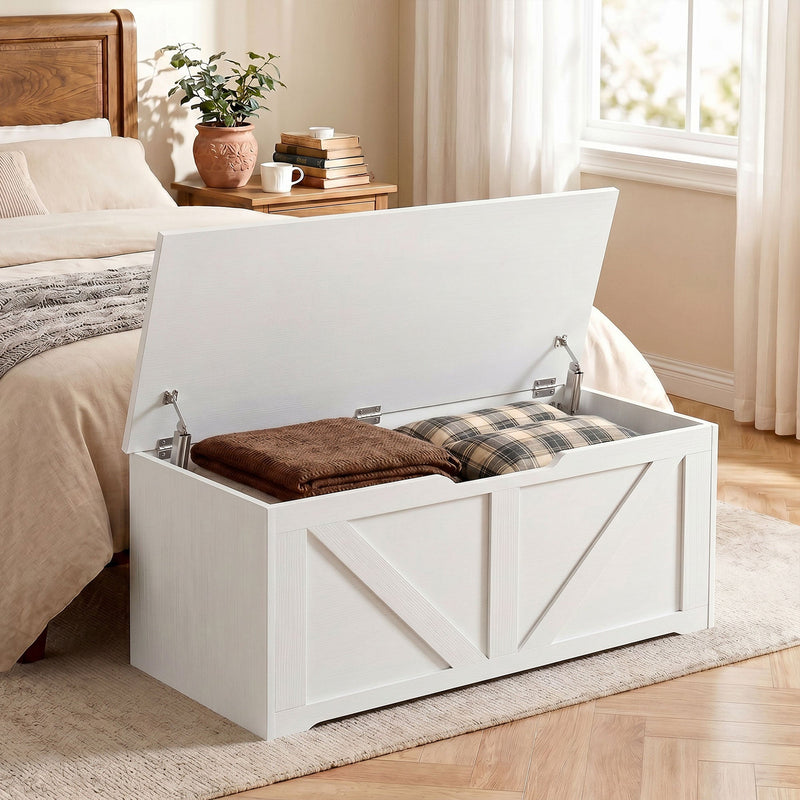 Storage bench 127L - White