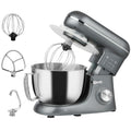 1300W Stand Mixer With Dough Hook and Whisk Ideal for Baking and Meal Prep, Silver