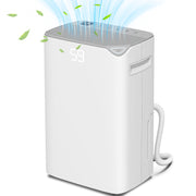 White 20L Per Day Portable Dehumidifier with Washable Filter for Home Use by HOMCOM