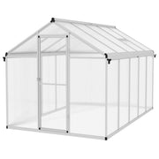 Large Walk In Greenhouse with Aluminium Frame for Growing Plants and Vegetables Green