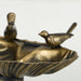 81cm Tall Vintage Style Bird Bath with Decorative Birds and Planter Base Bronze by Outsunny