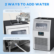 Freestanding Commercial Ice Maker Machine 30kg 24H with Digital Control by HOMCOM