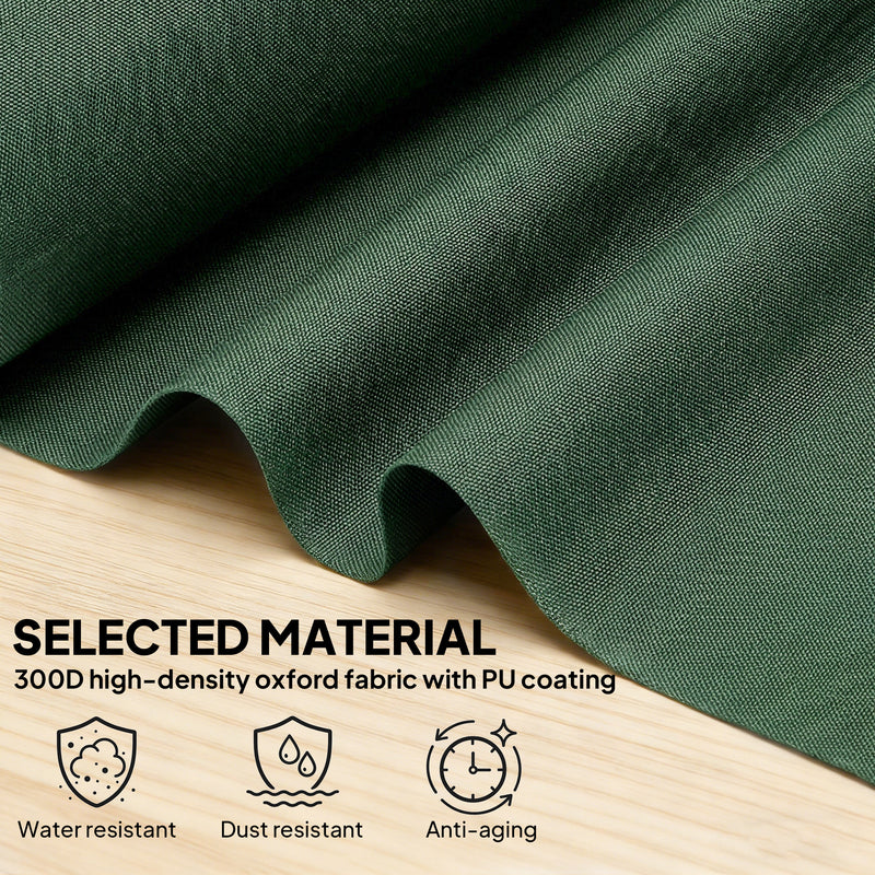 Egg Chair Cover for Outdoor Protection Waterproof Oxford Fabric with Zip Fastening Green Outsunny
