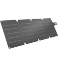 36W Foldable Portable Solar Charger With USB Ports Ideal For Camping and Outdoor Use Black AOSOM