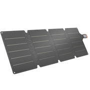 36W Foldable Portable Solar Charger With USB Ports Ideal For Camping and Outdoor Use Black AOSOM