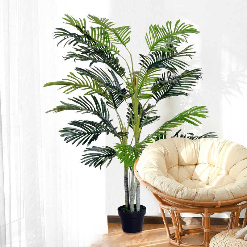 5ft Artificial Palm Tree, Indoor, Green Plant, Home/Office