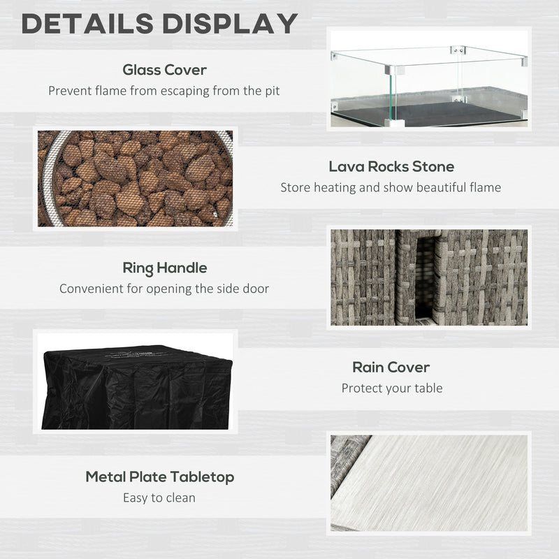 Gas Fire Coffee Table