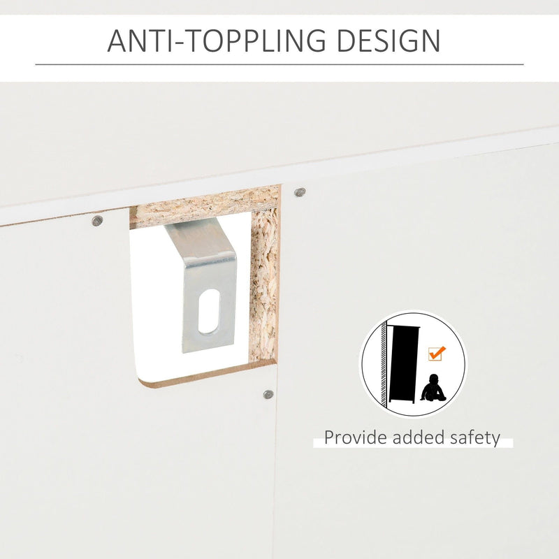 Wine Cabinet Sideboard, 20 Bottle Wine Rack, Glass Holder