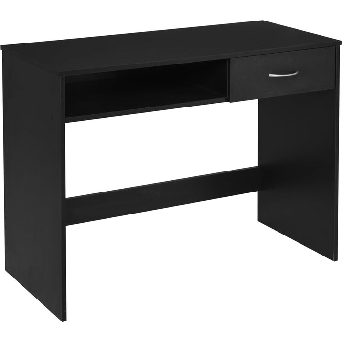 Modern Computer Desk With Drawer and Shelf, 100cm