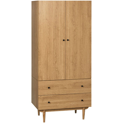 2 Door Wardrobe With 2 Doors Homcom