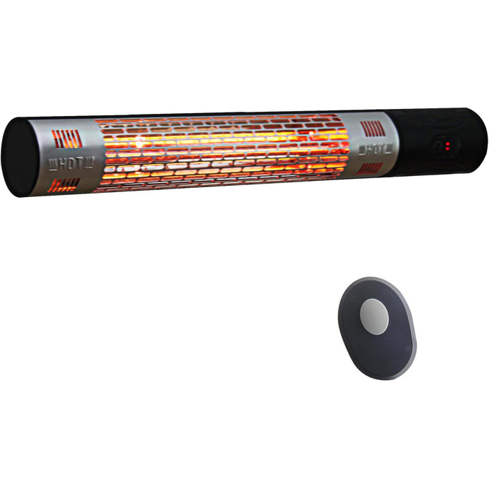1500W Wall Mounted Patio Heater - Remote, Infrared