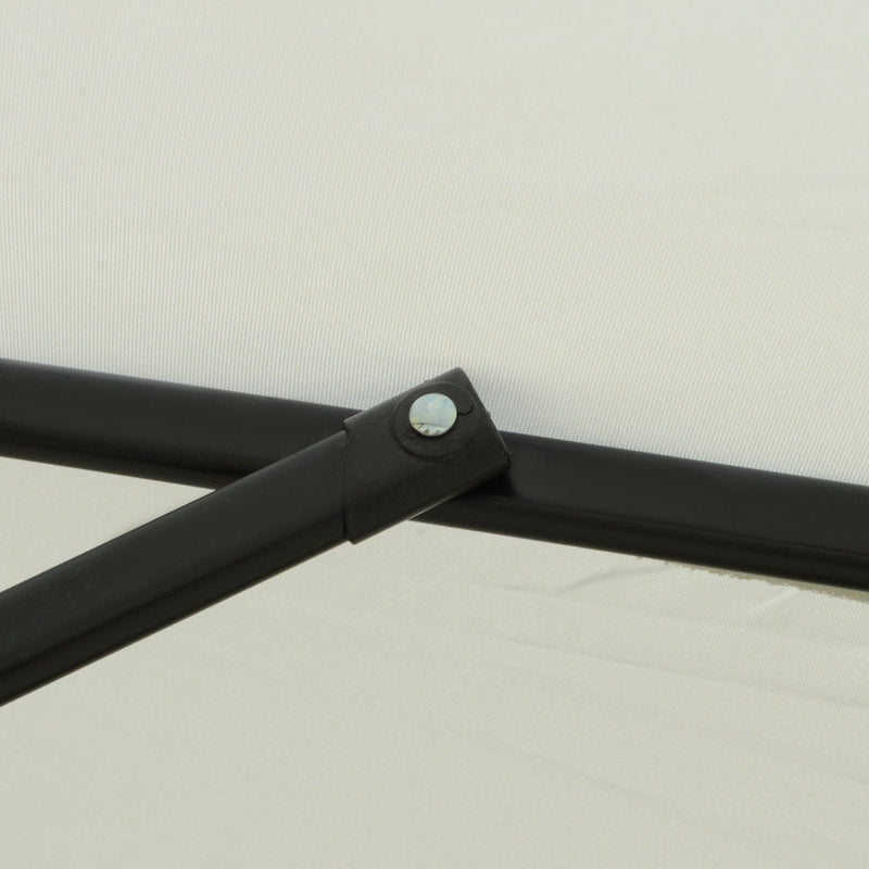 2.5m Tilting Parasol - Scalloped Edge, Vented Top