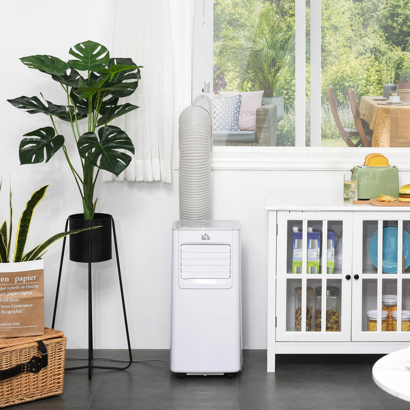 White 5000 BTU 4-in-1 Portable AC Homcom