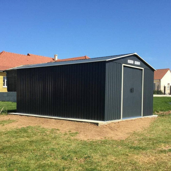12x10ft Large Metal Outdoor Garden Storage Shed