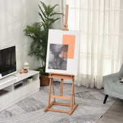 Wooden Studio Easel With Pencil Case Vinsetto