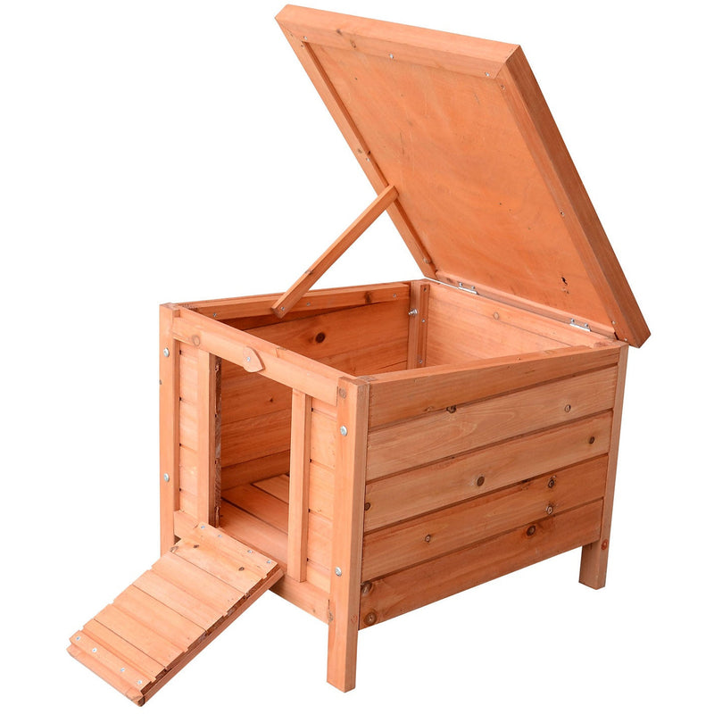 Fir Wood Wooden Rabbit Hutch